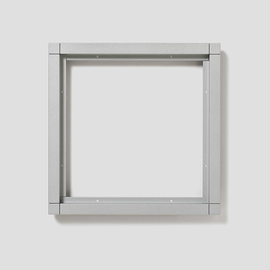 116829 SIEDLE KR 611-2/2-0SM SILBER KOMBIRAHMEN FÜR 4 MODULE Produktbild