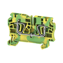 1632080000 Weidmüller ZPE4 Reihenklemme Gelb-Grün Zugfeder Produktbild front M