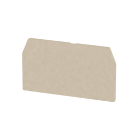 1608830000 Weidmüller ZAP/TW 5 Abschlussplatte für ZUD6 beige Produktbild front M