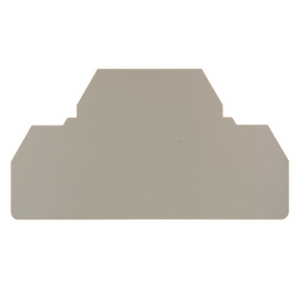 1674730000 Weidmüller ZAP/TW ZDK2,5 Abschlussplatte für ZDK 2,5 + ZDK2,5V Produktbild front M
