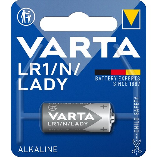 04001101401 VARTA ELECTRONICS Lady Batterie LR1/N/Lady Blister 1 Produktbild Front View L
