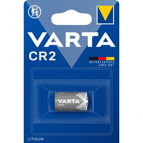 06206301401 VARTA LITHIUM CR2 (1STK.-BL.) Photobatterie 3V Produktbild Front View L