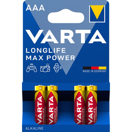 04703101404 VARTA LONGLIFE Max Power Batterie AAA Micro (4STK.-BL.) Produktbild