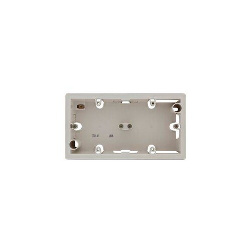 776132 LEGRAND AP-RAHMEN 2-FACH M. BODENPLATTE TENARA IVORY / CREO MANDELWS Produktbild