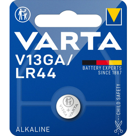 04276101401 VARTA ELECTRONICS V13GA/LR44 (1STK.-BL.) Knopfzellenbatterie 1,5V Produktbild