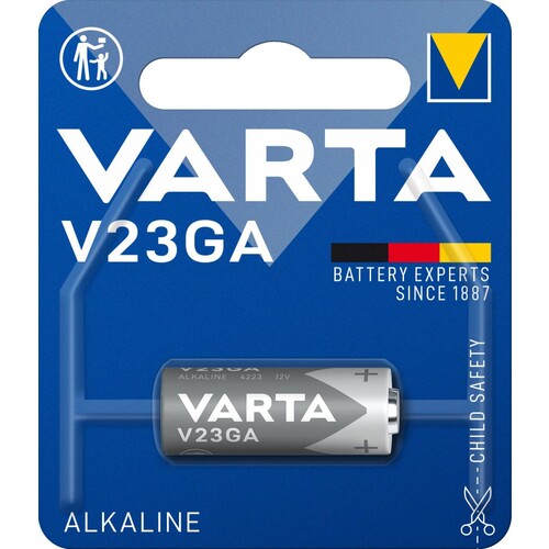 04223101401 VARTA ELECTRONICS V23GA (1STK.-BL.)Spezialbatterie 12V (MN21) Produktbild Front View L