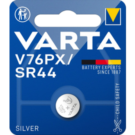 04075101401 VARTA ELECTRONICS V76PX/SR44 (1STK.-BL.) Knopfzellenbatterie 1,55V Produktbild