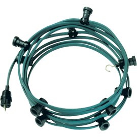 740005 BACHMANN LICHTKETTEN-SET 10 M MIT STECKER U. ENDSTK. 10FASS. E27 O.GLÜHL. Produktbild front M