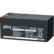 114318 PBQ 3,4-12V BLEIGELAKKU FASTON 4,8MM 12V/3,4AH (LXBXH 134X67X67 MM) Produktbild