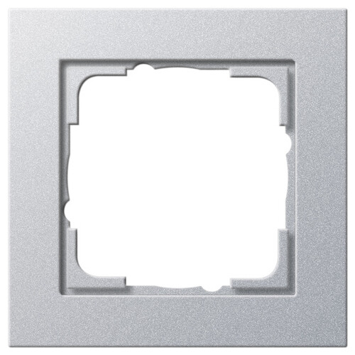 21125 GIRA RAHMEN 1-FACH E2 ALUMINIUM Produktbild