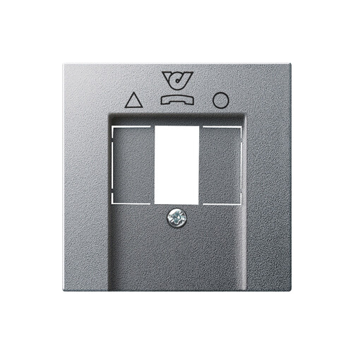 26026 GIRA ZENTRALSTÜCK F. TDO SYSTEM 55 ALU Produktbild Front View L