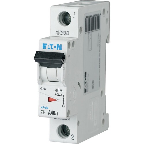 248263 EATON ZP-A40/1 AUSSCHALTER 1-POL 40A VE-1TE Produktbild Front View L