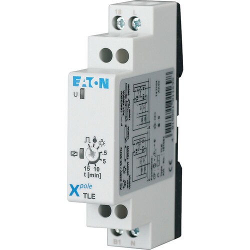 101064 EATON TLE TREPPENLICHTAUTO 230VAC 16A 1TE Produktbild Front View L