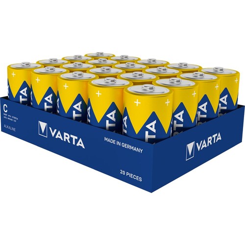 04914121111 VARTA LONGLIFE Power C Baby (20STK.LOSE/PKG.)LR14 Batterie Produktbild Front View L