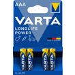 04903121414 VARTA LONGLIFE Power AAA (4STK.-BL.) Micro Batterie LR03, MN2400 Produktbild