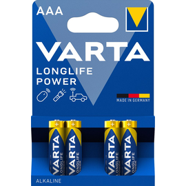 04903121414 VARTA LONGLIFE Power AAA (4STK.-BL.) Micro Batterie LR03, MN2400 Produktbild