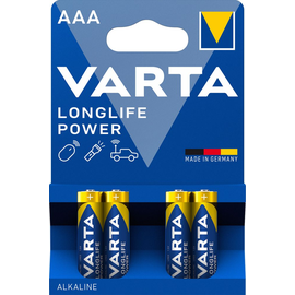 04903121414 Varta LONGLIFE Power AAA (4Stk.-Bl.) Micro Batterie LR03, MN2400 Produktbild