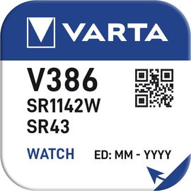 00386101111 VARTA WATCH V386 (1STK.-BL.) Knopfzellenbatterie 1,55V Produktbild