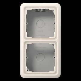 CD582AW JUNG AP-GEHÄUSE 2-FACH ST550/CD500 WEISS Produktbild