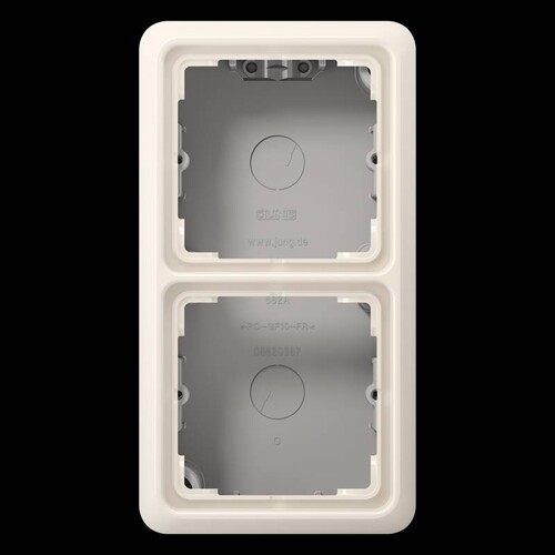 CD582AW JUNG AP-GEHÄUSE 2-FACH ST550/CD500 WEISS Produktbild