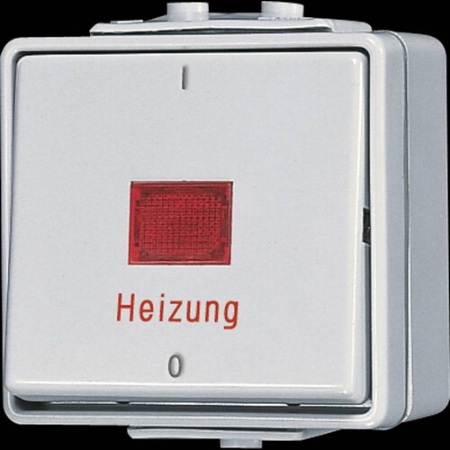 602HW JUNG HEIZUNGSNOTSCHALTER 2 POL. AUS FR AP IP44 GRAU Produktbild