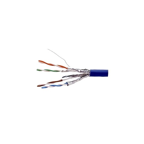 CAT6 UC400 S23/1 4P U/FTP BLAU Messlänge je 2 Paare +Folie gesch. halogenfr LSHF Produktbild Front View L