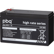107802 PBQ 9-12 BLEIGELAKKU FASTON 6,3MM 12V/9AH (LXBXH 151X65X94 MM) Produktbild front S