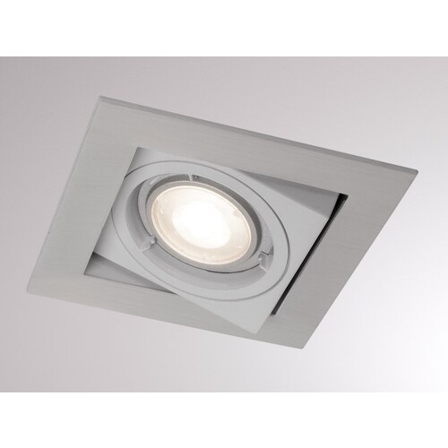 8-237446HV MOLTO LUCE EINBAUSTRAHLER HV NICK.-MATT SCHWENKB.GU10/230V/50W(96X96) Produktbild