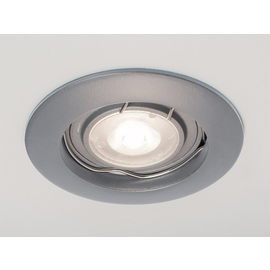 8-14646HV MOLTO LUCE EINBAUSTRAHLER HV NICKEL-MATT STARR GU10/230V/50W (DM-77) Produktbild