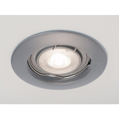 8-14646HV MOLTO LUCE EINBAUSTRAHLER HV NICKEL-MATT STARR GU10/230V/50W (DM-77) Produktbild