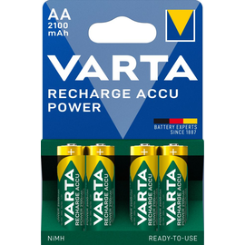 56706101404 VARTA RECHARGE ACCU Power AA (4STK.-BL.)2100mAh Mignon Produktbild