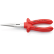 2617200 KNIPEX FLACHRUNDZANGE M.SCHNEIDE LANG 200MM VDE 1000V GETAUCHT Produktbild