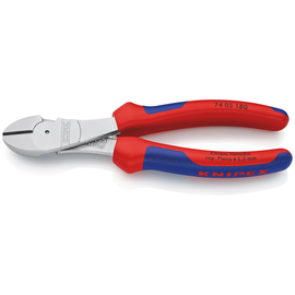 7405180 KNIPEX KRAFT SEITENSCHNEIDER 180MM Produktbild