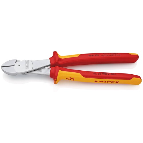 7406250 KNIPEX KRAFT SEITENSCHNEIDER 250MM VDE 1000V Produktbild