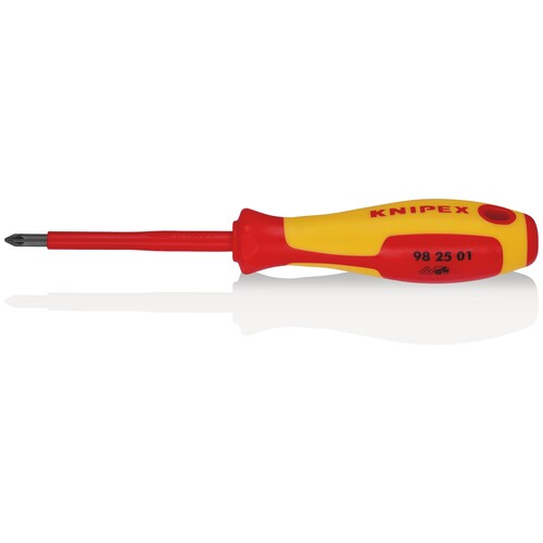 982501 KNIPEX SCHRAUBENDREHER-POZIDRIV GR.01 VDE 1000V Produktbild Front View L