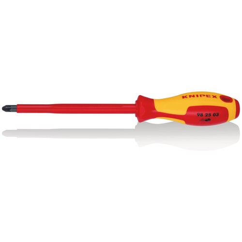 982503 KNIPEX SCHRAUBENDREHER-POZIDRIV GR.03 VDE 1000V Produktbild Front View L