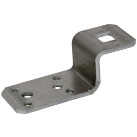 377005 DEHN ANSCHLUSSLASCHE Z-FORM,ALU M.ANSCHLUSSBOHRUNG D11,Z.ANNIETEN Produktbild front M