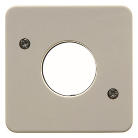 1530 BERKER ZENTRALSTK.F.TAST./LICHTSIG. E10 UP-FR,WEISS,IP44,WG,10A Produktbild front M