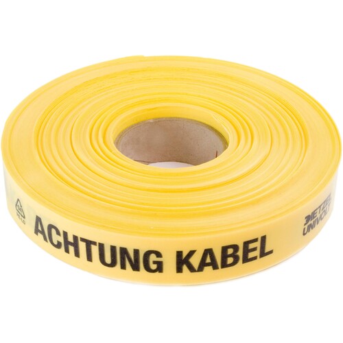2205 DIETZEL LWB 2 GE LEITUNGSWARNBAND, GELB,B40MM,L250M mit Aufdruck "Kabel" Produktbild Front View L