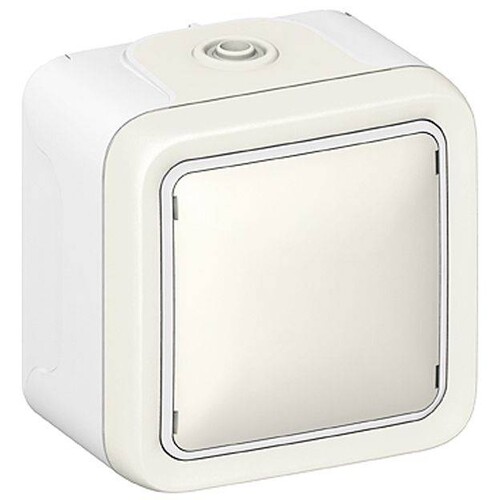 69751 LEGRAND FR AP WECHSELSCHALTER ULTRAWEISS PLEXO IP55 Produktbild