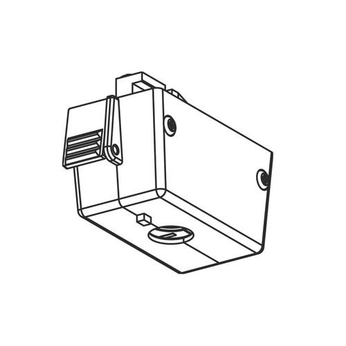 208-19162173 MOLTO LUCE NOA BLIND ADAPTER F.AUFHÄNG.V.LEUCHTE WEISS 3-PHA. Produktbild Front View L