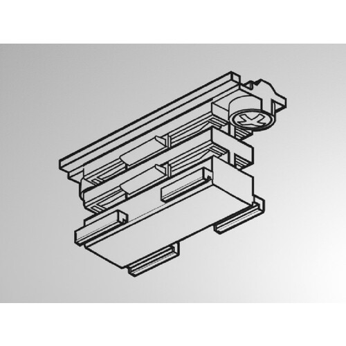 208-19170211 MOLTO LUCE NOA VERBINDER XTS 21-1 3-PHASEN, LEITEND GRAU Produktbild Front View L