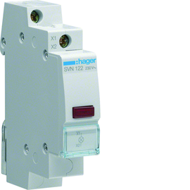 SVN122 HAGER MELDELEUCHTE LED ROT VE-1TE Produktbild front M