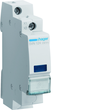 SVN124 HAGER LEUCHTMELDER M.GLIMMLAMPE, LED BLAU RE Produktbild front S