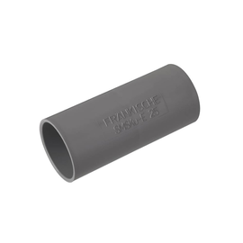 222.55.025 FRÄNKISCHE STECKMUFFE GLATT, PVC,GR,25 F.PANZERROHR FPKU-EM-F Produktbild front M