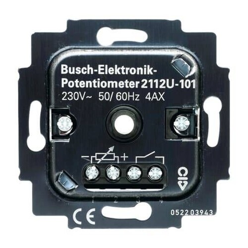 2112 U-101 BUSCH-JAEGER ELEK.DREH- POTENTIOEINS. 1-10V 700W/VA F.ELEK. Produktbild Front View L