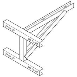KISS 026F PUK WANDKONSOLE L260,FVERZ. 15KN F.KABELTRAGSYSTEME B230 Produktbild front M