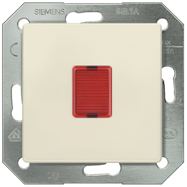 5TD2814 SIEMENS UP-LICHTSIGNAL M.GLIMML. FENSTER ROT ELEKTROWEISS,DELTAI-SYSTEM Produktbild front M