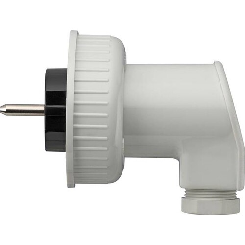 2031 GIRA SCHUKO-STECKER WD AUFPUTZ GRAU Produktbild Front View L