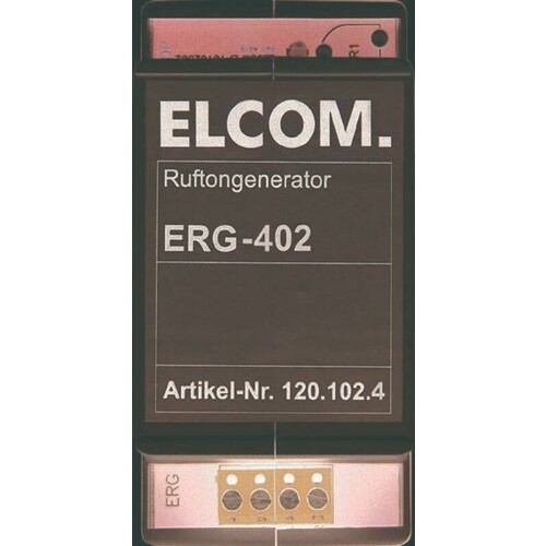 120.102.4 ELCOM ERG-402 ETAGENRUFGENERA. Produktbild Front View L